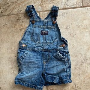 OshKosh B’Gosh Denim Overalls Sz 6M